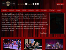 Tablet Screenshot of bardictheatre.com